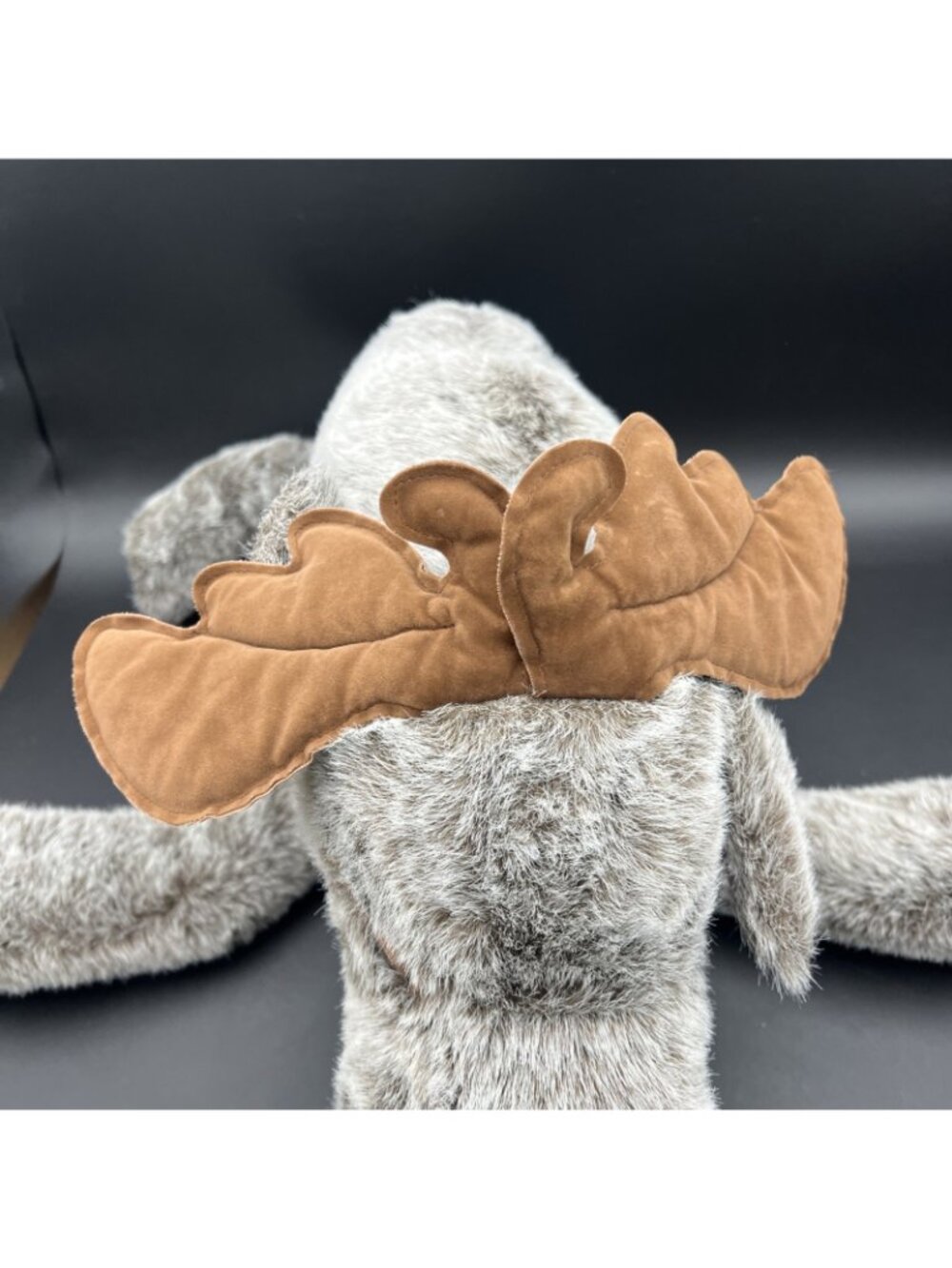 Vintage 1970s Cuddle Toys By Douglas Large 24” Moose Stuffed Plush Made NH USA - Picture 11 of 16